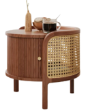 Rattan Round Storage